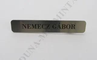 Rendőrségi Névkitűző (Fém) 1