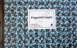 Fegyelmi napló 1
