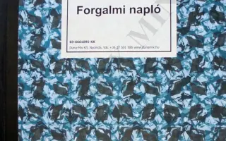 Forgalmi napló 1