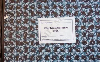 Főnyilvántartási könyv (TÜK) 1