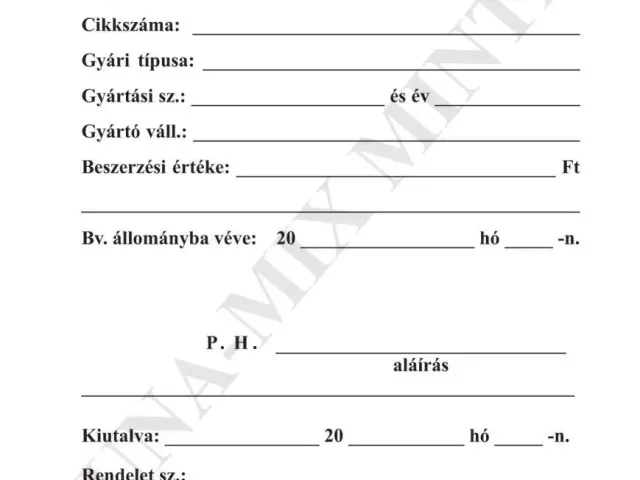 Géptörzskönyv