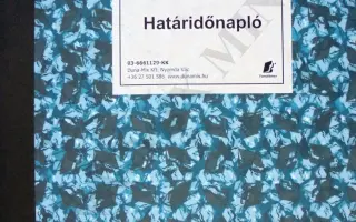 Határidőnapló (100 /lapos) 1