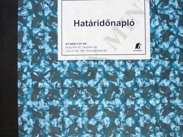 Határidőnapló (100 /lapos)