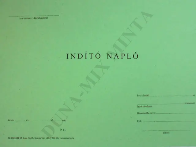 Indítónapló