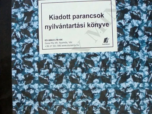 Kiadott parancsok nyt. könyve