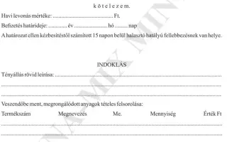 Kártérítési határozat 1