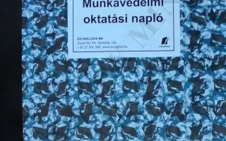 Munkavédelmi oktatási napló 1