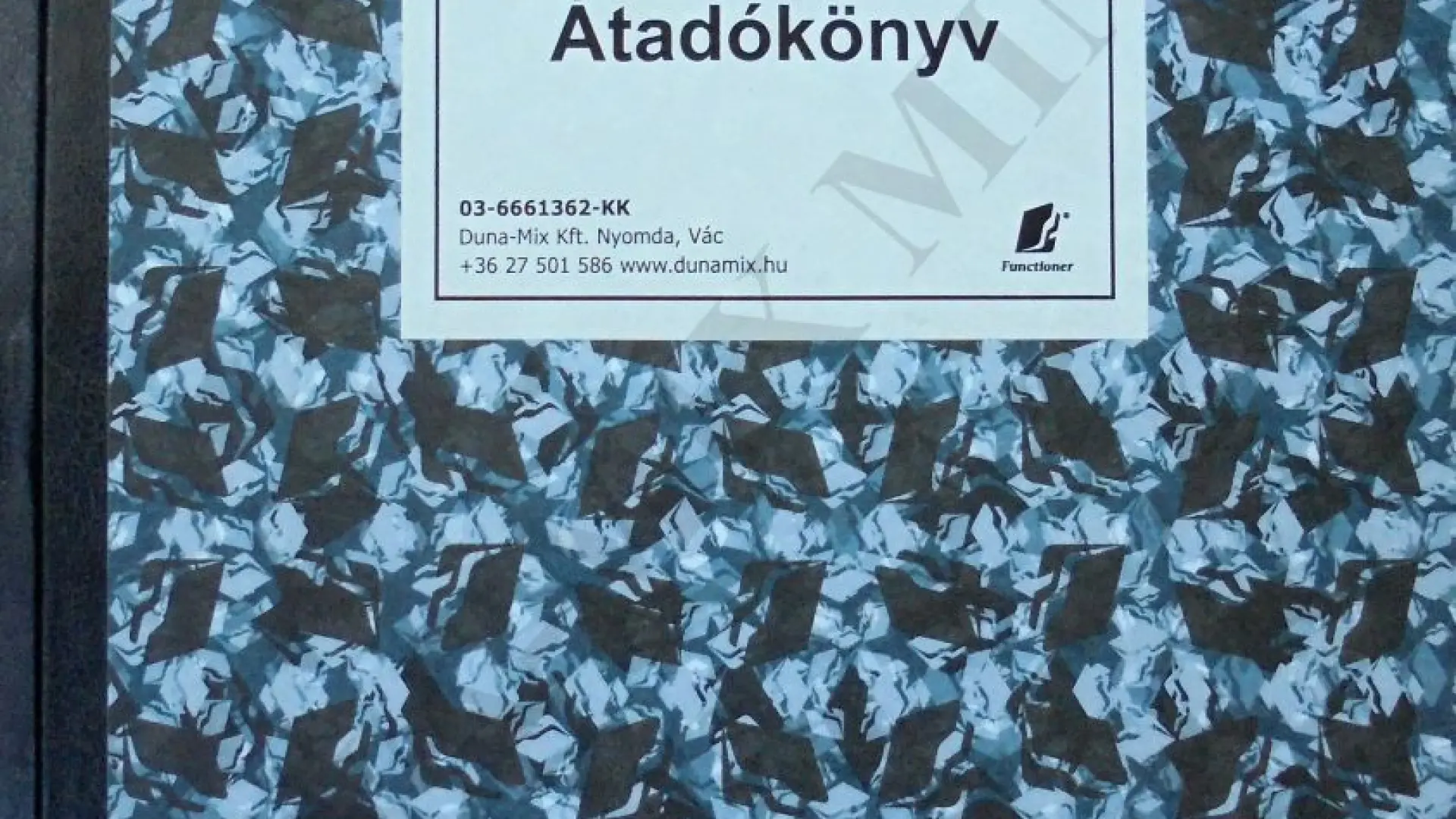 Átadókönyv 50 /lapos