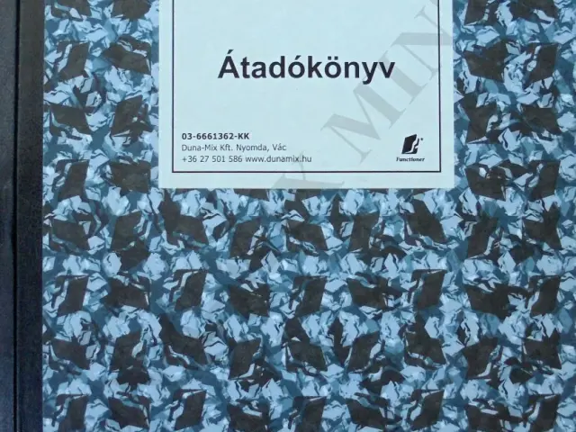 Átadókönyv 50 /lapos