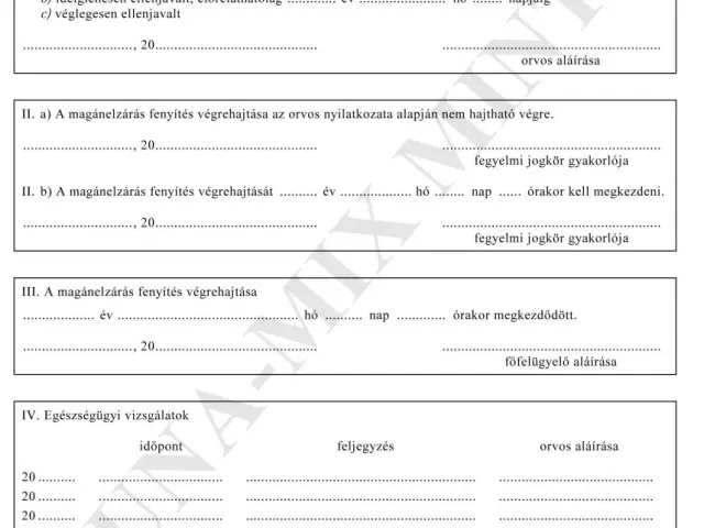 3. sz. melléklet fegyelmi ügyhöz