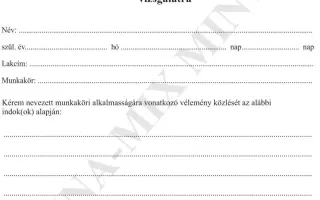 8. sz. függ. Beutalás másodfokú alkalmassági vizsgálatra 1