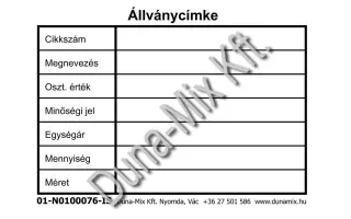 Állványcimke 1