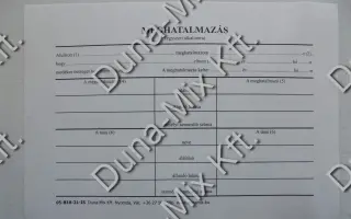 Meghatalmazás 1