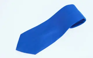 Szolgálati nyakkendő,biztonsági,s.kék [R,KR] 1
